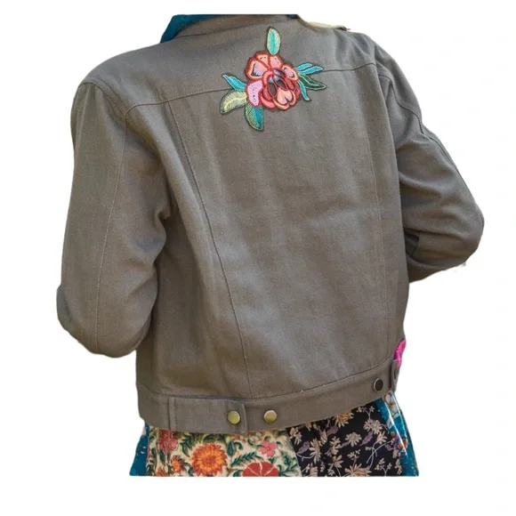 Natural Life Tara Embellished Jacket - Ash New XL - Picture 4 of 6